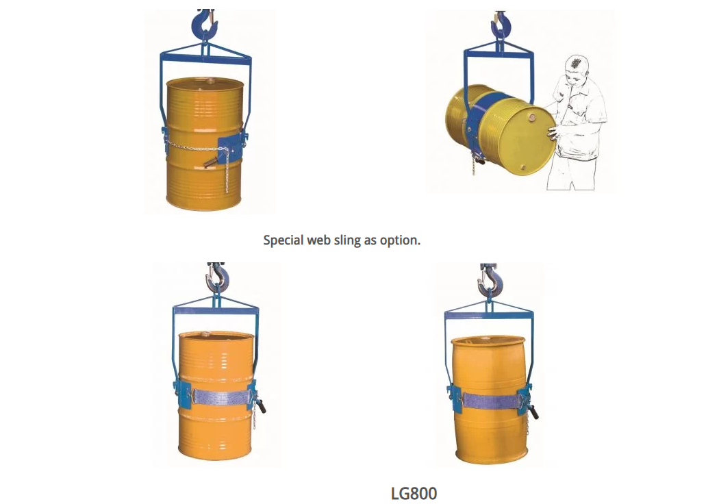 LM800N / LG800 ലംബ ഡ്രം ലിഫ്റ്ററുകൾ